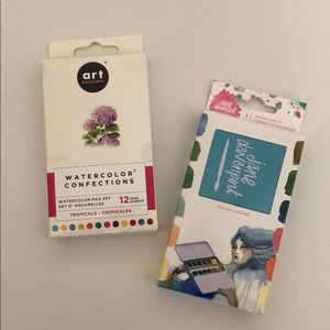 NWB✨Art Philosophy Tropicals Watercolor Pan Set